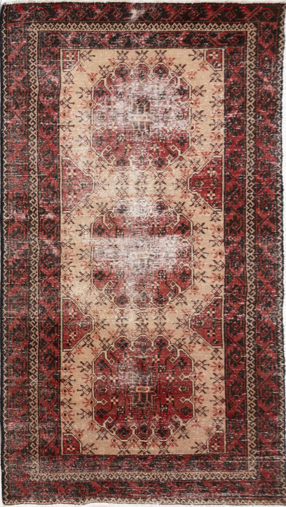 3'9 x 6'7 | Distressed Hamedan | N-917
