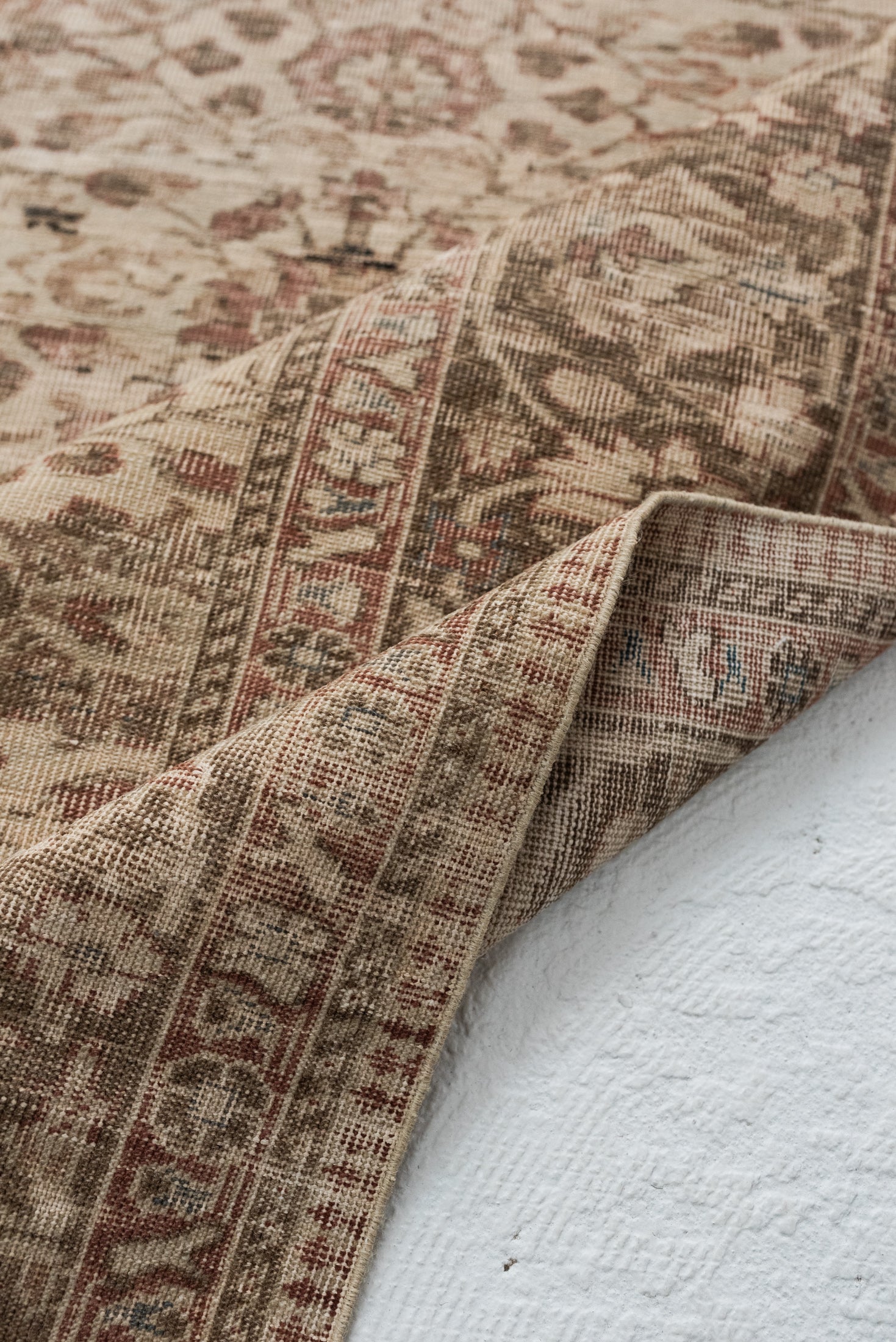 6'4 x 9'7 | Vintage Dusty Rose Rug | CE-C-2894 – Curio Rugs