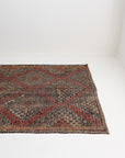 6'0 x 9'4 | Vintage Checkered Rug | CE-C-2893