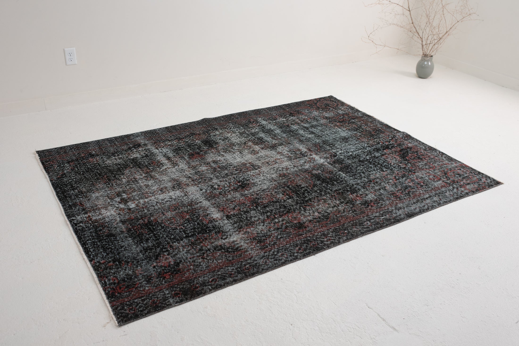 5'4 x 7'4 | Medium Overdyed Vintage Rug | CE-A-2883