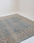7’0 x 10'4 | Large Blue Vintage Tabriz | S-3736