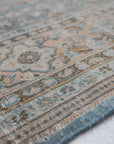7’0 x 10'4 | Large Blue Vintage Tabriz | S-3736