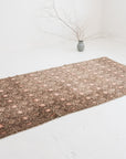 4'4 x 8'11 | Brown Unique Oushak | CE-W-2836