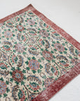 3'7 x 6'7 | Red Floral Medium Rug | N-2812