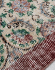 3'7 x 6'7 | Red Floral Medium Rug | N-2812