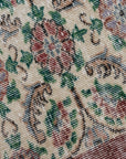 3'7 x 6'7 | Red Floral Medium Rug | N-2812