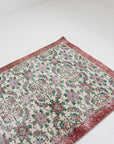 3'7 x 6'7 | Red Floral Medium Rug | N-2812