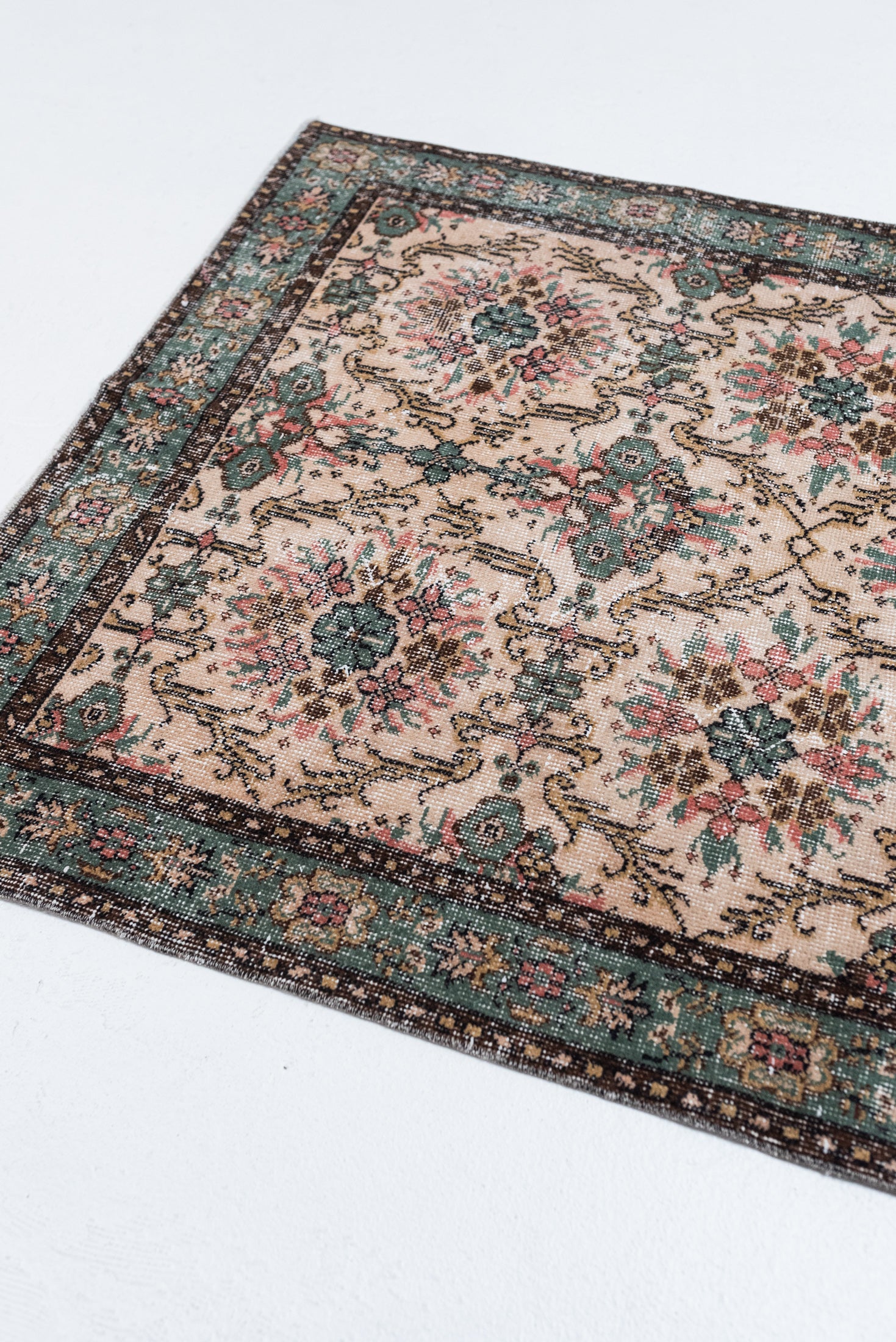 4'0 x 7'0 | Medium Emerald Oushak | N-2961