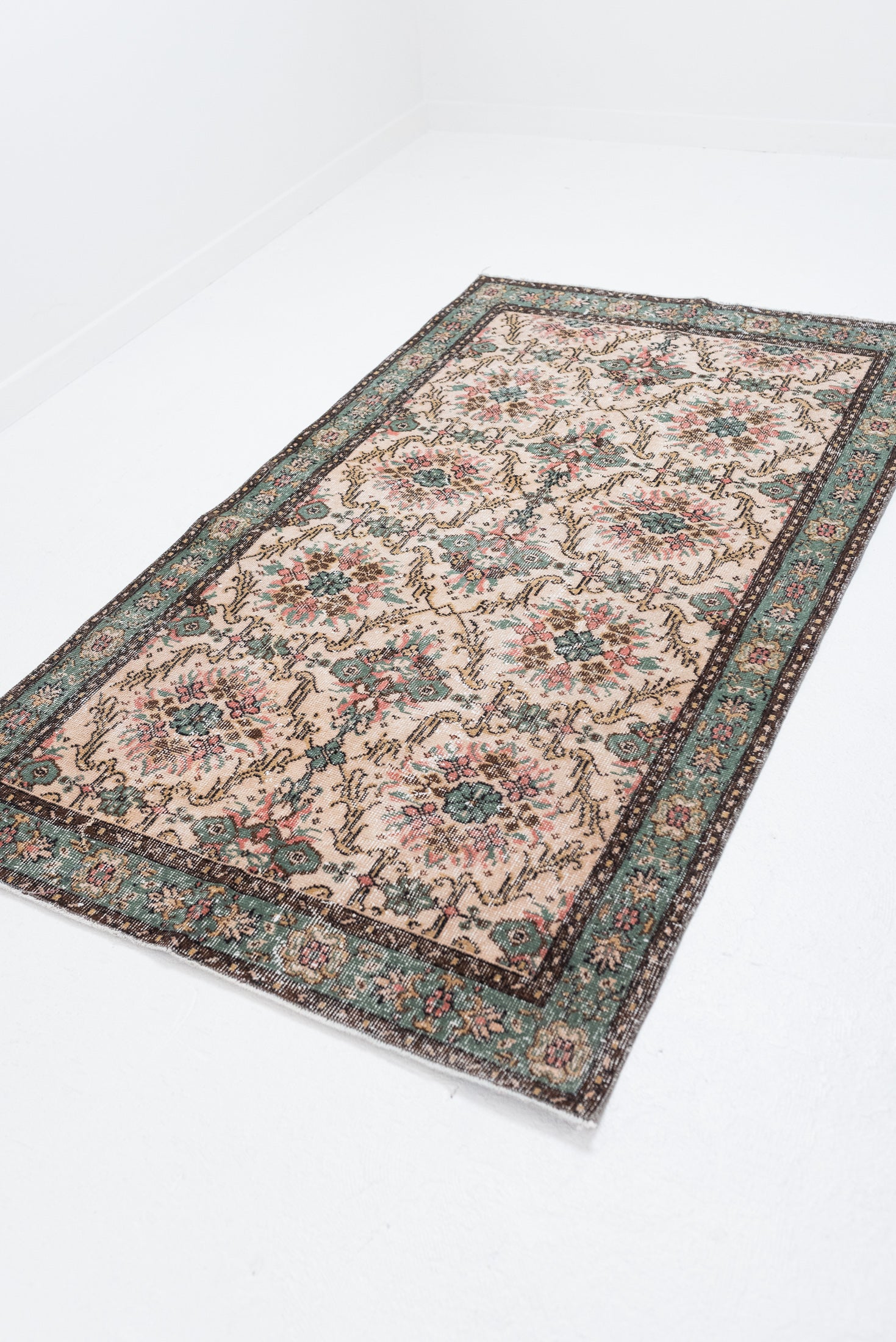 4'0 x 7'0 | Medium Emerald Oushak | N-2961