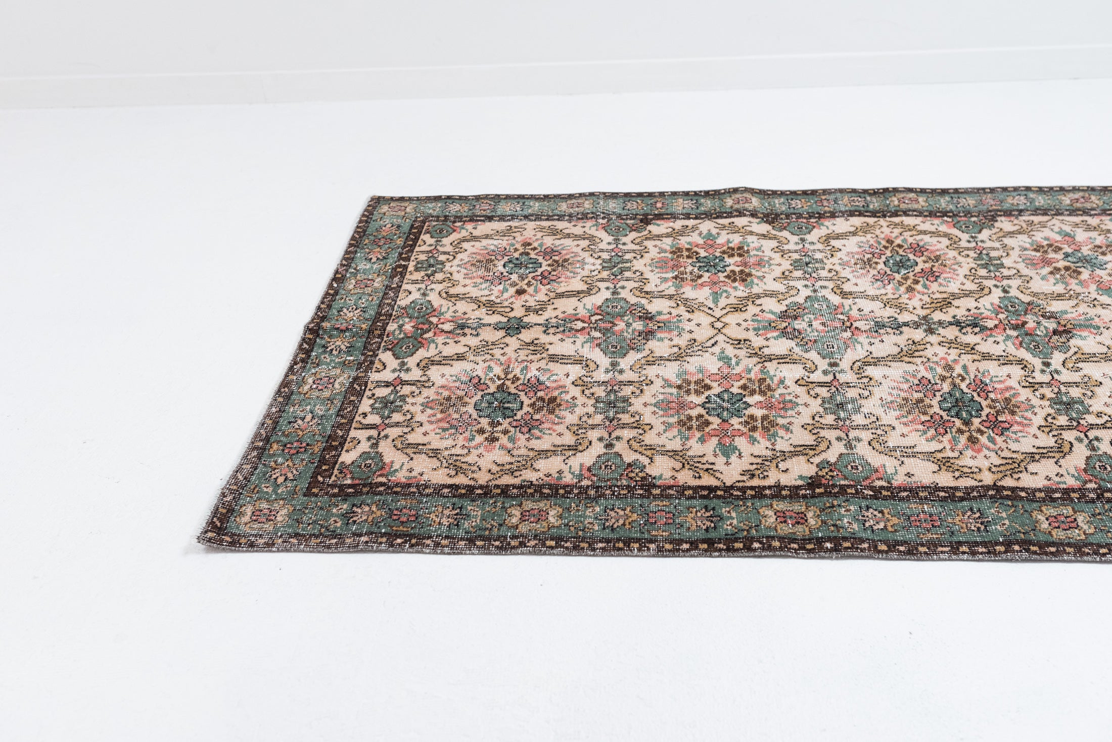 4'0 x 7'0 | Medium Emerald Oushak | N-2961