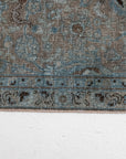 RESERVED | KV | 7'0 x 10'6 | Beautiful Large Blue Vintage Tabriz | V-3729