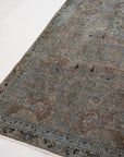RESERVED | KV | 7'0 x 10'6 | Beautiful Large Blue Vintage Tabriz | V-3729
