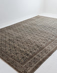 8'0 x 12'3 | Extra Large Brown Vintage Rug | L-2985