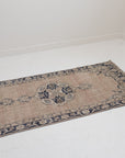 2'11 x 11'2 | Distressed Oushak Runner | R-2971