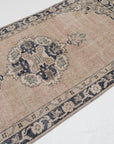2'11 x 11'2 | Distressed Oushak Runner | R-2971