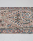 2'3 x 12'4 | Blush and Dusty Blue Vintage Runner | R-2967