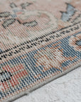 2'3 x 12'4 | Blush and Dusty Blue Vintage Runner | R-2967