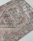 2'3 x 12'4 | Blush and Dusty Blue Vintage Runner | R-2967