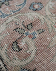 2'3 x 12'4 | Blush and Dusty Blue Vintage Runner | R-2967