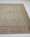 6'4 x 9'5 | Pink Vintage Rug | C-2978