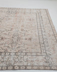 6'3 x 9'0 | Large Blush Vintage Oushak | C-2977