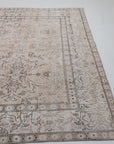 6'3 x 9'0 | Large Blush Vintage Oushak | C-2977