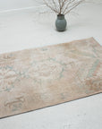 2'11 x 9'1 | Neutral Vintage Runner | R-2552