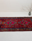 4'4 x 11'3 | Wide Colorful Vintage Runner | R-3016