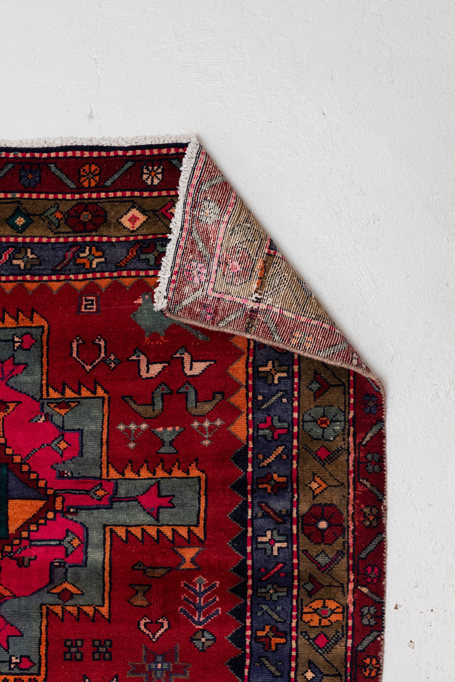 4'4 x 11'3 | Wide Colorful Vintage Runner | R-3016