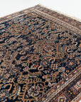 3'4 x 4'4 | Beautiful Blue Small 1930s Afshar Rug | CE-W-3065