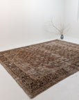 Reserved | 8'5 x 10'1 | Extra Large Distressed Mahal Rug | L-3100