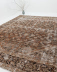 Reserved | 8'5 x 10'1 | Extra Large Distressed Mahal Rug | L-3100