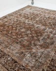 Reserved | 8'5 x 10'1 | Extra Large Distressed Mahal Rug | L-3100