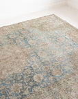 7'9 x 11'5 | Large Blue & Camel Tabriz | D-2641