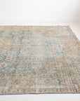 7'9 x 11'5 | Large Blue & Camel Tabriz | D-2641