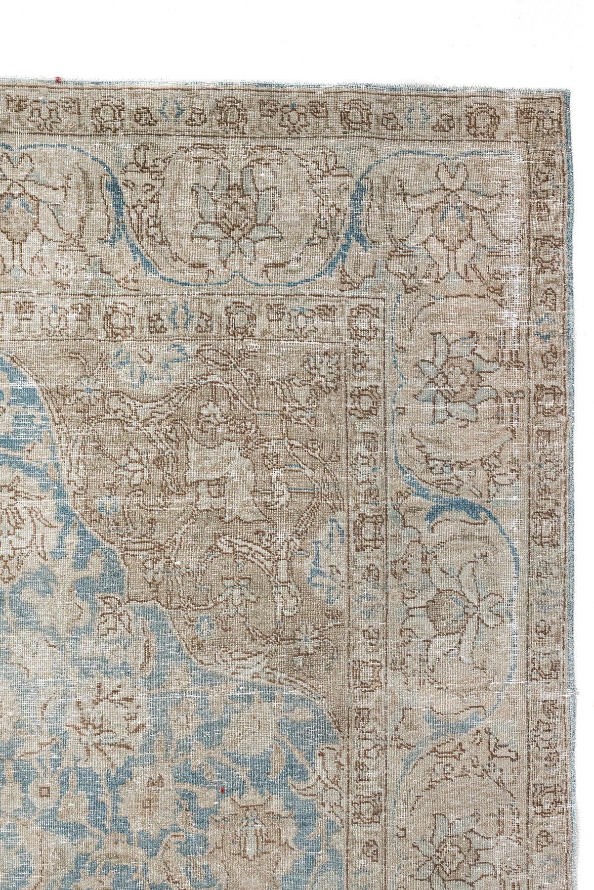 7'9 x 11'5 | Large Blue & Camel Tabriz | D-2641
