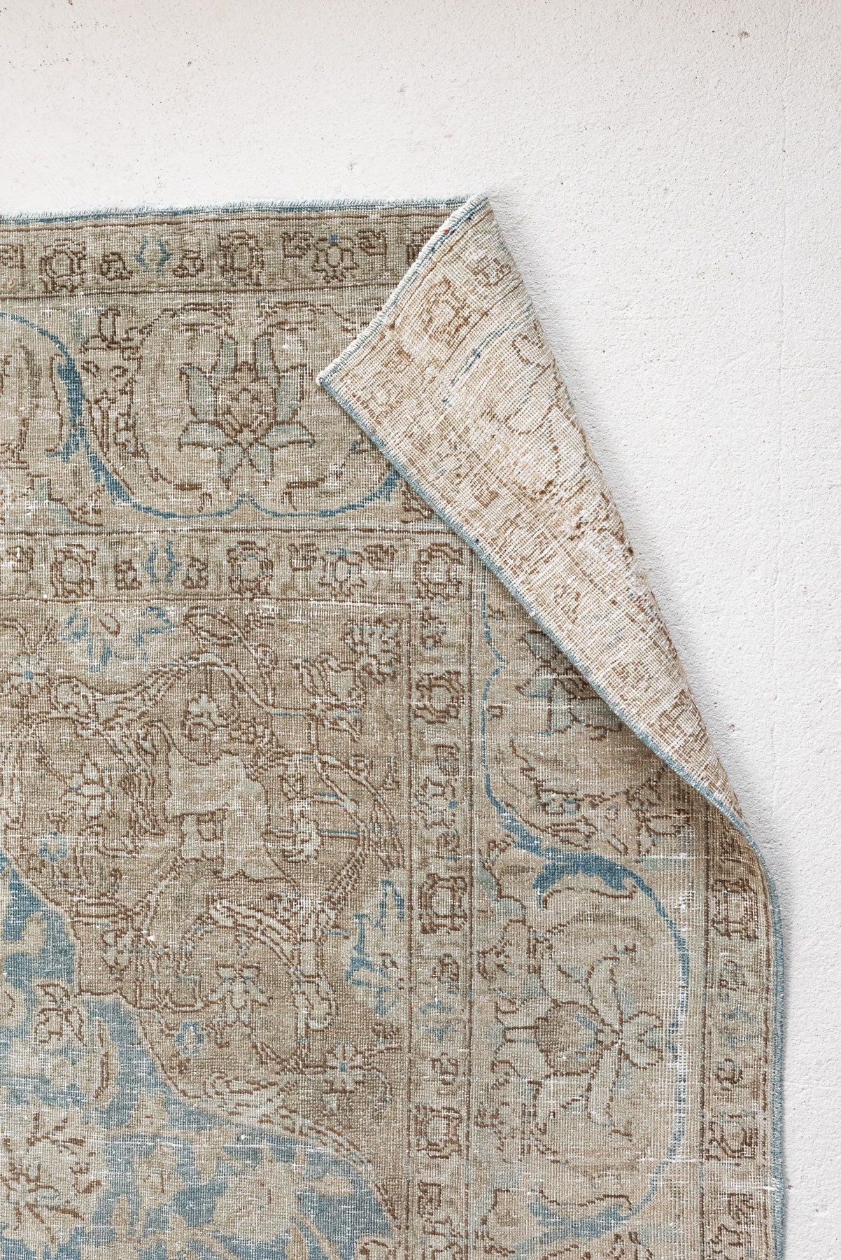 7'9 x 11'5 | Large Blue & Camel Tabriz | D-2641