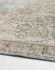 7'9 x 11'5 | Large Blue & Camel Tabriz | D-2641