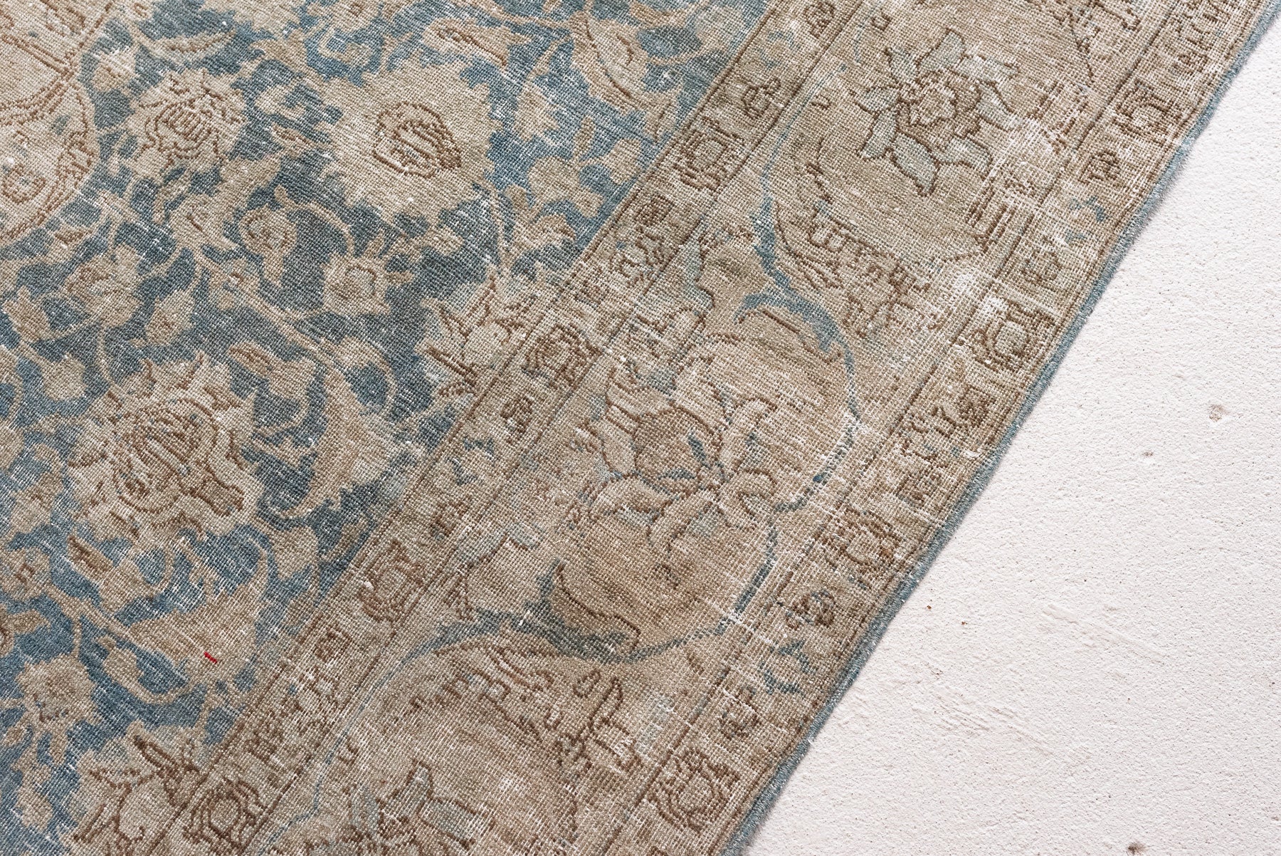 7'9 x 11'5 | Large Blue & Camel Tabriz | D-2641