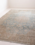 7'9 x 11'5 | Large Blue & Camel Tabriz | D-2641