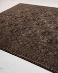 8'10 x 12'0 | Extra Large Brown Afghan Vintage Rug | CE-L-3112