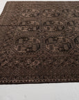 8'10 x 12'0 | Extra Large Brown Afghan Vintage Rug | CE-L-3112