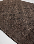 8'10 x 12'0 | Extra Large Brown Afghan Vintage Rug | CE-L-3112