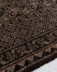 8'10 x 12'0 | Extra Large Brown Afghan Vintage Rug | CE-L-3112