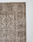 6'11 x 9'10 | Brown Vintage Rug | S-3135