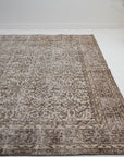 6'11 x 9'10 | Brown Vintage Rug | S-3135
