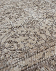 6'11 x 9'10 | Brown Vintage Rug | S-3135