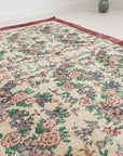 6'9 x 10'0 | Floral Oushak | S-2599
