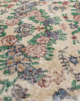 6'9 x 10'0 | Floral Oushak | S-2599