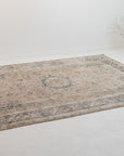 6'10 x 9'5 | Large Distressed Vintage Rug | S-3178